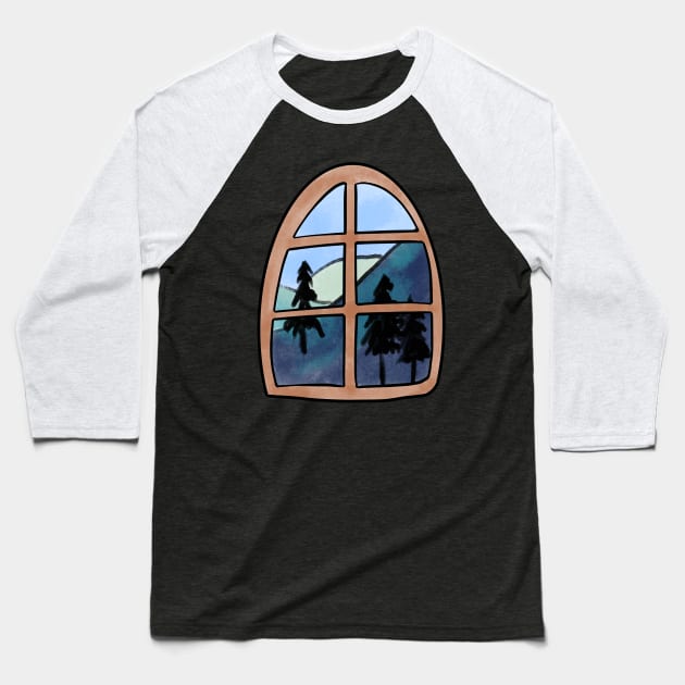 Window / Light, Dreams & Love Baseball T-Shirt by nathalieaynie